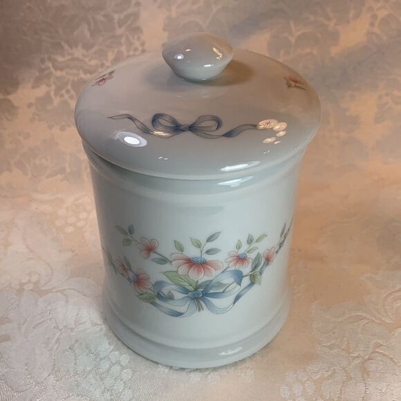 Princess House Exclusive Handcrafted In Porcelain 16 Oz Bath Jar 8 Oz Tumbler - Picture 4 of 13